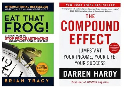 Eat That Frog And Compound Effect (Set Of Two Books)(Paperback, Brian Tracy, Darren Hardy)