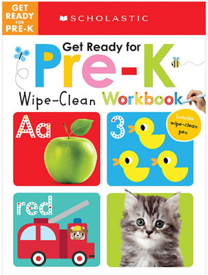 Get Ready for Pre-K Wipe-Clean Workbook: Scholastic Early Learners (Wipe-Clean)(English, Mixed media product, Scholastic)