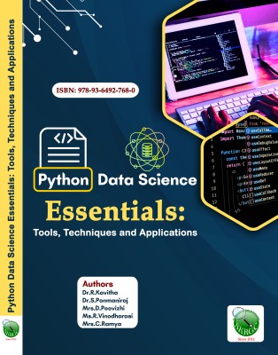 Python Data Science Essentials: Tools, Techniques and Applications(Paperback, Dr.R.Kavitha, Dr.S.Ponmaniraj, Mrs.D.Poovizhi, Ms.R.Vinodharasi, Mrs.C.Ramya)