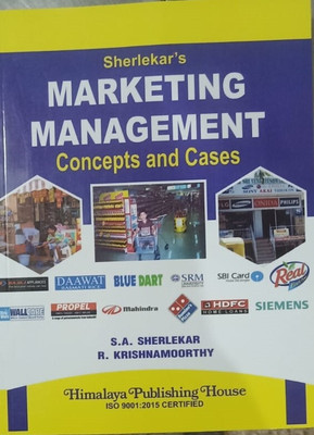 SHERLEKAR'S MARKETING MANAGEMENT : CONCEPTS AND CASES(Paperback, S.A. SHERLEKAR, R. KRISHNAMOORTHY)