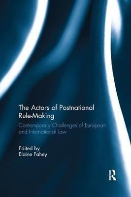 The Actors of Postnational Rule-Making(English, Paperback, unknown)