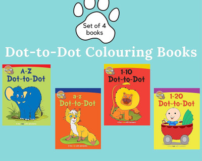 DOT TO DOT COLOURING BOOKS (SET OF 4 BOOKS)(Paperback, Om Books Editorial Team)