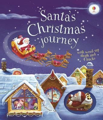 Santa's Christmas Journey with Wind-Up Sleigh(English, Board book, Watt Fiona)