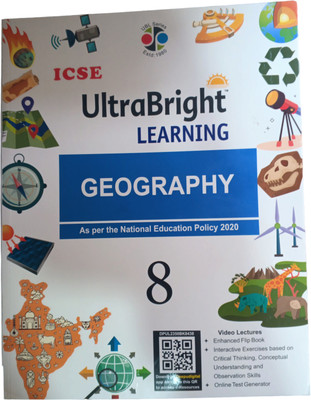 Icse Ultra Bright learning geography 8(Pepper back, Dr bina biswas)