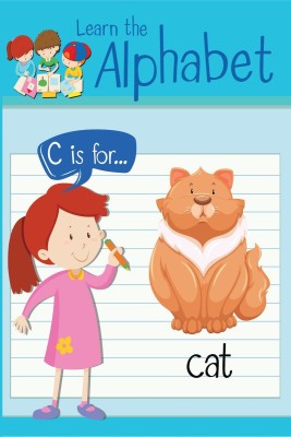 Learn the Alphabet  - Trace Letters | Alphabet Handwriting Practice workbook for kids: Preschool writing Workbook with Sight words for Pre K, Kindergarten and Kids Ages 3-5 | ABC print handwriting book(English, Paperback, Bookflow)