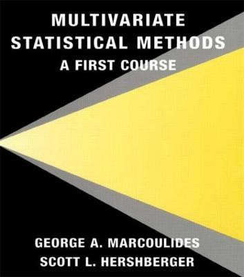 Multivariate Statistical Methods(English, Paperback, Marcoulides George A.)