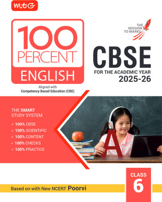 MTG CBSE Class-6 100 Percent English Language & Literature For 2025-26 exam | As Per Latest NCERT & CBSE Syllabus | Chapter-Wise Question Bank, Theory, PYQs, Diagrams Available All in One Book(Paperback, MTG Editorial Board)