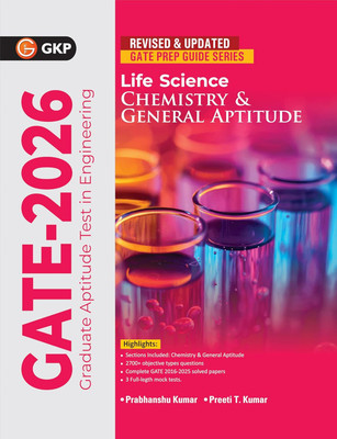 GKP GATE 2026 : Life Science - Chemistry & General Aptitude (Compulsory) - Guide(Paperback, PREETI T KUMAR)
