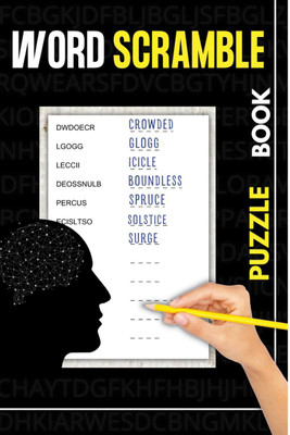 Word Scramble Puzzle Book  - Stress Relieve Activity Books for Adults and Seniors | 1200+ Words(English, Paperback, Fluffy Garys)