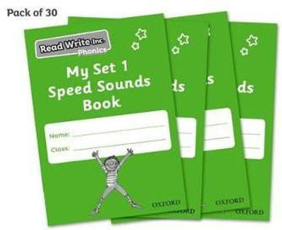Read Write Inc. Phonics: My Set 1 Speed Sounds Book (Pack of 30)(English, Paperback, Miskin Ruth)
