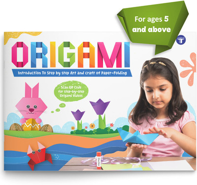 Origami Book for Kids - Easy Step-by-Step Paper Folding Projects for Beginners Ages 5+ | Origami Paper for Craft Fun Activity with Illustrated Instructions, QR Code Video Tutorial(Paperback, Target Publications)