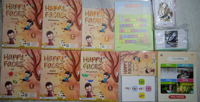 Happy Faces-C (Set of 7 Books & Some Free Accessories, Flash Cards)-(Without Hindi)(Paperback, Good Luck)