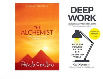 THE ALCHEMIST + DEEP WORK (2 BOOK COMBO)(Paperback, JMD BOOKS)