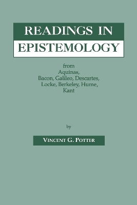 Readings in Epistemology(English, Paperback, Potter Vincent G.)