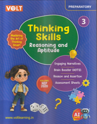 THINKING SKLLS REASONING AND APTITUDE CLASS -3(Paperback, K.P. SINGH)