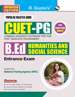 CUET-PG : B.Ed (Humanities and Social Science) Entrance Exam Guide(English, Paperback, RPH Editorial Board)