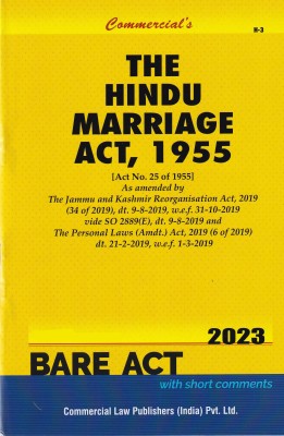 The Hindu Marriage Act, 1955- 2023/Edition(Paperback, Bare Act)