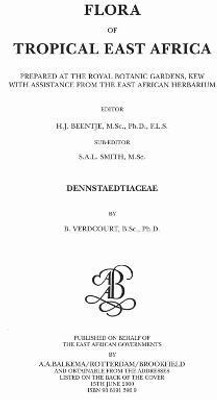 Flora of Tropical East Africa - Dennstaetiacea (2000)(English, Hardcover, Verdcourt Bernard)