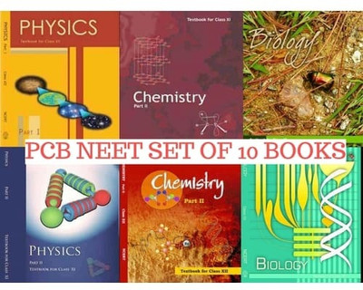 NCERT Science SET OF 10 BOOKS (PCB ) Latest Physics part i & ii , Chemistry, Biology CLASS 11 AND 12 , English Medium , NEW EDITION (2023-2024 ) SCHOOL BOARD EXAMINATION INDIA ,HARDCOVER(Paperback, NCERT)