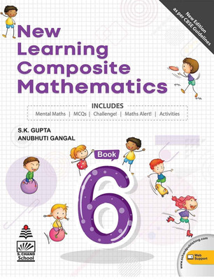 New Learning Composite Mathematics-6 with 2 Disc(English, Paperback, unknown)