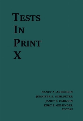Tests in Print X(English, Hardcover, Buros Center)