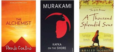 The alchemist +Kafka on the shore + Thousand splendid sun (3 Book Combo)(Paperback, JMD BOOKS)