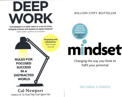 Deep work and Mindset combo (English, Paper Back)(Paperback, Cal Newport)