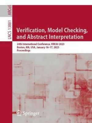 Verification, Model Checking, and Abstract Interpretation(English, Paperback, unknown)