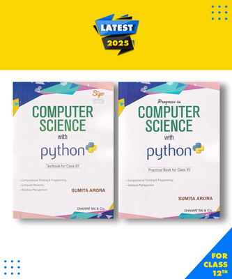 Progress In Computer Science With Python Textbook & Practical Book For Class 12 -Computer Science With Python Textbook & Practical Book For Class 12 -by Sumita Arora Paperback, Sumita Arora|New Latest Edition For 2025-2026 - Computer Science With Python Textbook & Practical Book For Class 12 - by S Progress In Computer Science With Python Textbook & Practical Book For Class 12 -Computer Science With Python Textbook & Practical Book For Class 12 -by Sumita Arora Paperback, Sumita Arora|New Latest Edition For 2025-2026 - Computer Science With Python Textbook & Practical Book For Class 12 - by S