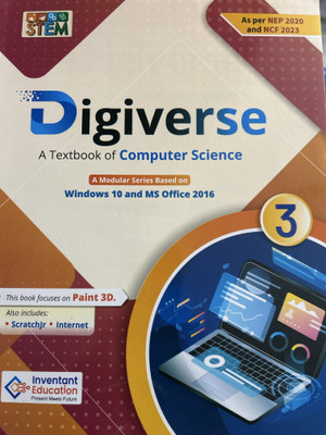 Digiverse a textbook of computer science class 3(Paperback, Inventant education)