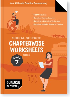 Gurukul Social Science Chapterwise Worksheets for CBSE Class 7 Exam 2024- NCERT Solutions, Objective & Subjective Questions, Latest Syllabus Covered(Paperback, Gurukul)