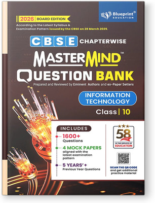 Mastermind CBSE Question Bank Class 10 Information Technology Exam 2026 With 4 Mock Papers(Paperback, Blueprint Editorial Board)