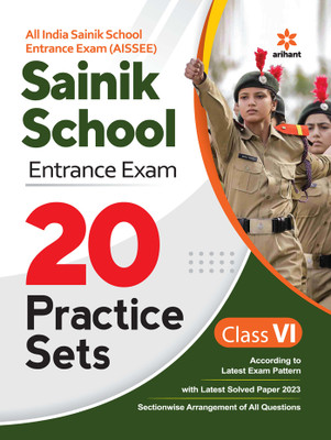 20 Practice Sets Sainik School Entrance Exam Class 6 2024(Paperback, Arihant Experts)