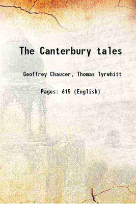The Canterbury tales 1857 [Hardcover](Hardcover, Geoffrey Chaucer, Thomas Tyrwhitt)
