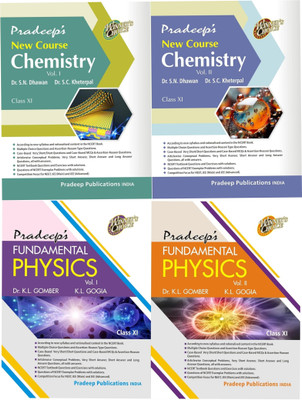 COMBO OF ( Pradeep’s New Course Chemistry + Fundamental physics for Class 11 (Vol. 1 & 2) - Examination 2024/25(Paperback, PRADEEP) COMBO OF ( Pradeep’s New Course Chemistry + Fundamental physics for Class 11 (Vol. 1 & 2) - Examination 2024/25(Paperback, PRADEEP)