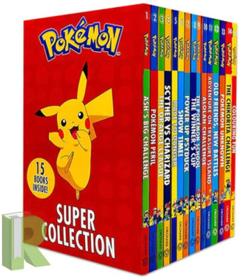 Pokemon Super Collection Series Books 1-15 Box Set Paperback(Paperback, Tracey West)