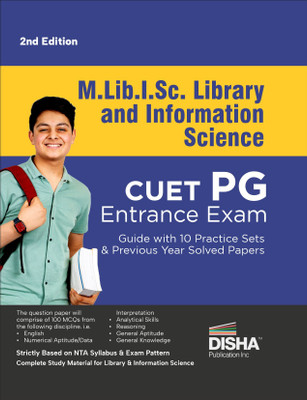 M.Lib.I.Sc. Library & Information Science CUET PG Entrance Exam Guide 10 Practice Sets & Previous Year Solved Papers 2nd Edition(Paperback, Disha Experts)