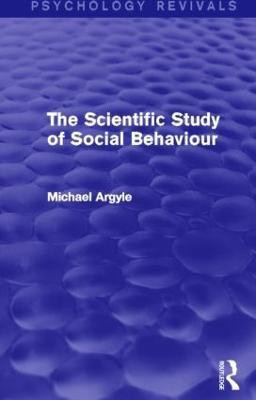 The Scientific Study of Social Behaviour(English, Paperback, Argyle Michael)
