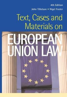 Text, Cases and Materials on European Union Law(English, Paperback, unknown)