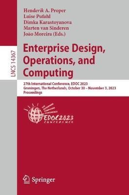 Enterprise Design, Operations, and Computing(English, Paperback, unknown)