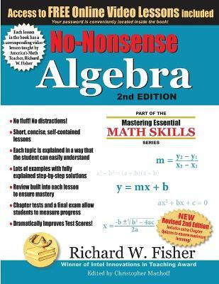 No-Nonsense Algebra, 2nd Edition(English, Paperback, Fisher Richard W)