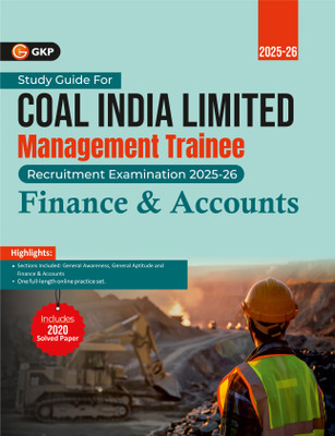 Coal India Ltd. 2024-25 : Management Trainee - Finance & Accounts(English, Paperback, unknown)