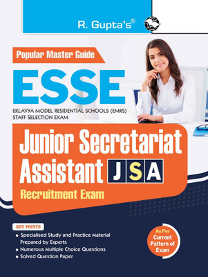 ESSE: EMRS - Junior Secretariat Assistant (JSA) Recruitment Exam Guide (Covering All Parts-I to V)(English, Paperback, RPH Editorial Board)