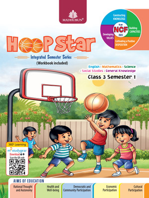 HOOP Star Class 3 Semester 1 | Integrated Semester Series | English, Maths, Science, Social Studies & GK | NCF 2023 Aligned(Paperback, Madhubun Publication)