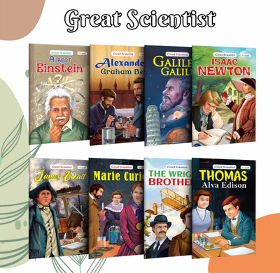 World's Greatest Scientists: Thomas Alva Edison, Alexander Graham Bell, Albert Einstein and more – Story collection for kids, Educational biographies | Combo of 8 Books(Paperback, GOWOO)