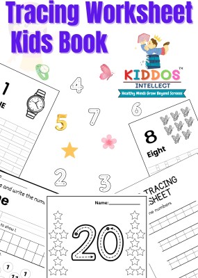 Fun Numbers Tracing Activity Book for Preschool Kids Age 3+ by Kiddos Intellect: Learn to Trace Numbers, Boost Fine Motor Skills, and Prepare for Early Math Success with This Engaging Educational Workbook(Paperback, Kiddos Intellect)