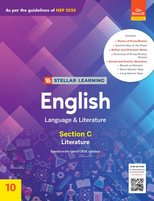 On Board! Stellar Learning English Language & Literature Section C For Class 10 By Ratna Sagar(Paperback, Our Experts)