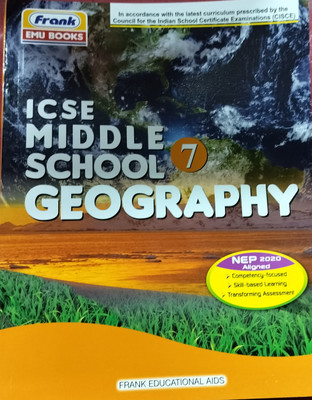 ICSE MIDDLE SCHOOL GEOGRAPHY 7  - ICSE MIDDLE SCHOOL GEOGRAPHY 7(Paperback, PRITHA CHAKRABARTY)
