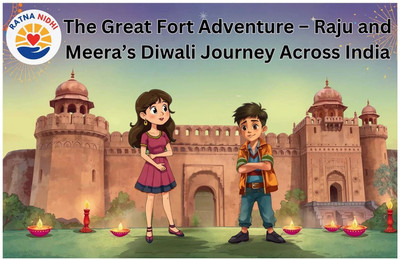 The Great Fort Adventure – Raju and Meera’s Diwali
Journey Across India(Paperback, Dhruv Amar)