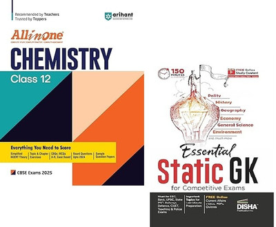 All In One Chemistry Class 12th Based On Latest NCERT For CBSE Exams 2025 With Static GK for Competitive Exams |General Knowledge(Paperback, Avantika Trivedi Reetika Gulati Indu Gupta)